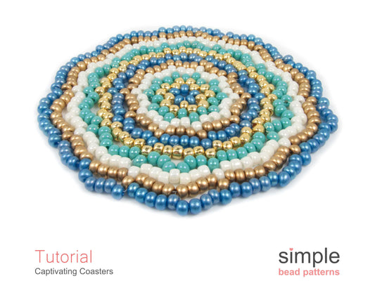Captivating Coasters Beading Pattern