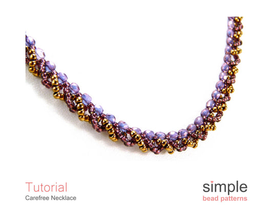 Carefree Necklace Beading Pattern