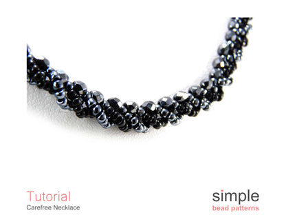 Carefree Necklace Beading Pattern