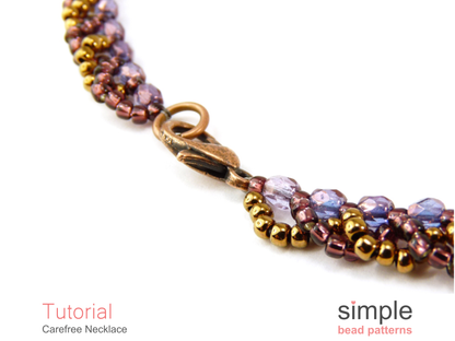 Carefree Necklace Beading Pattern