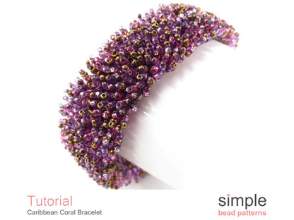 Caribbean Coral Bracelet Beading Pattern