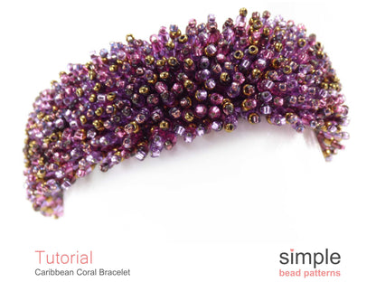Caribbean Coral Bracelet Beading Pattern