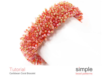 Caribbean Coral Bracelet Beading Pattern