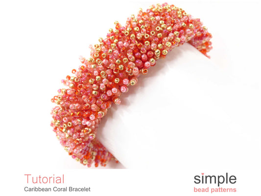 Caribbean Coral Bracelet Beading Pattern