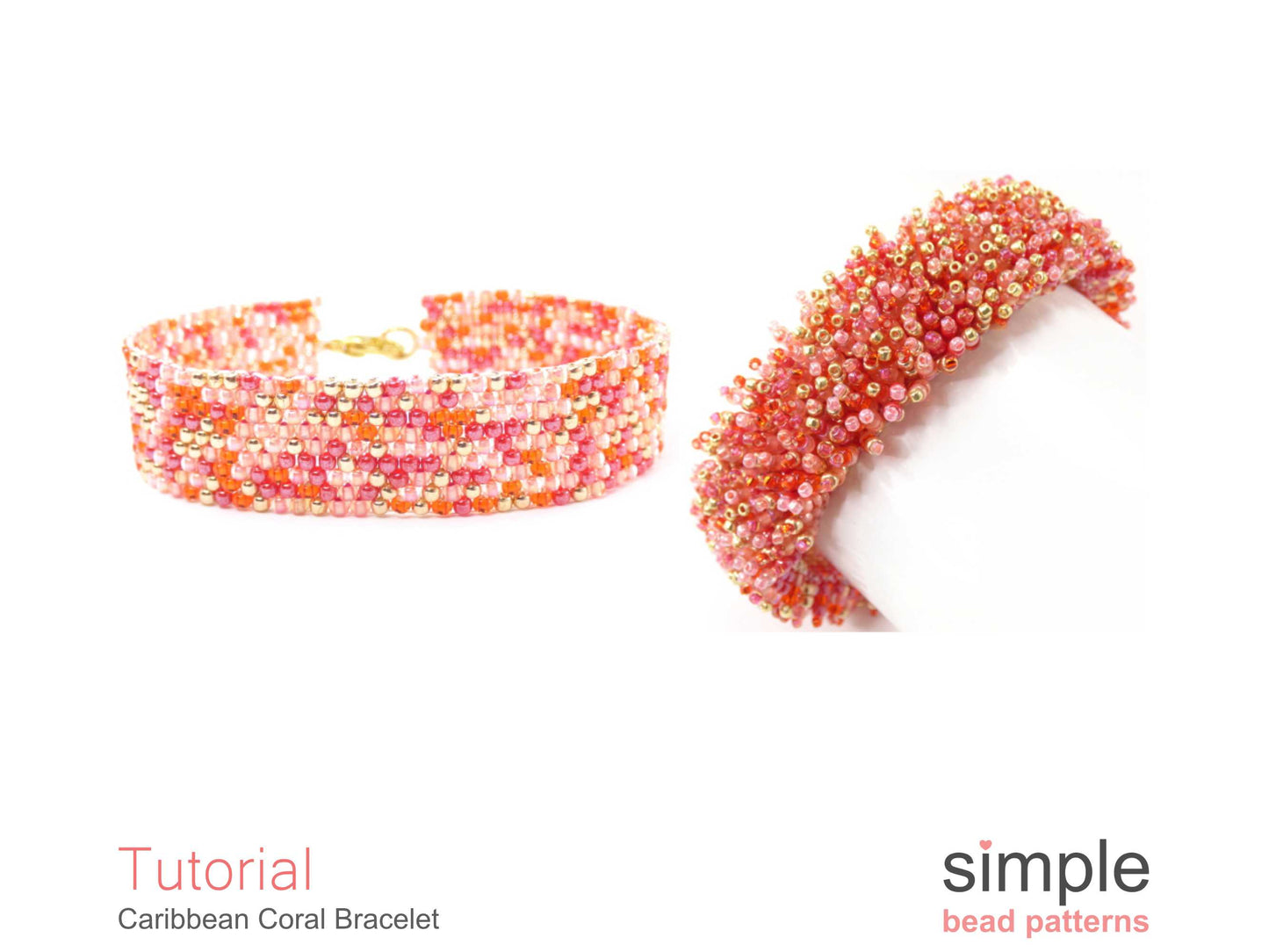 Caribbean Coral Bracelet Beading Pattern