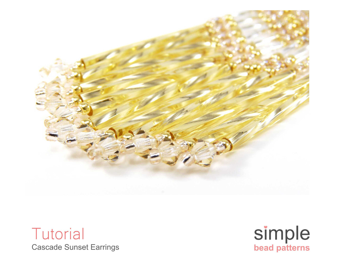 Cascade Sunset Earrings Beading Pattern