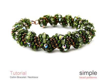 Cellini Spiral Bracelet & Necklace Beading Pattern