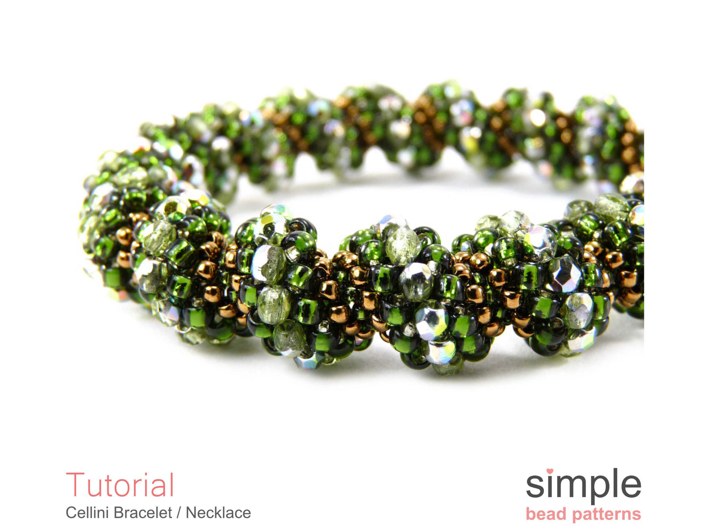 Cellini Spiral Bracelet & Necklace Beading Pattern