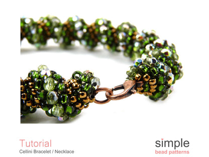 Cellini Spiral Bracelet & Necklace Beading Pattern