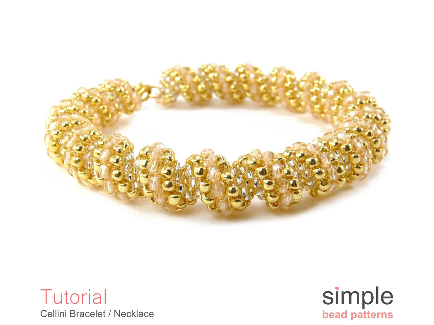Cellini Spiral Bracelet & Necklace Beading Pattern
