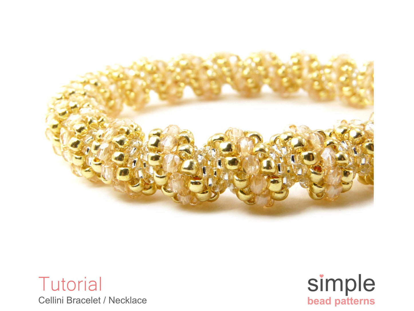 Cellini Spiral Bracelet & Necklace Beading Pattern