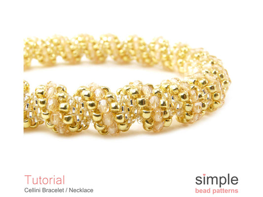 Cellini Spiral Bracelet & Necklace Beading Pattern