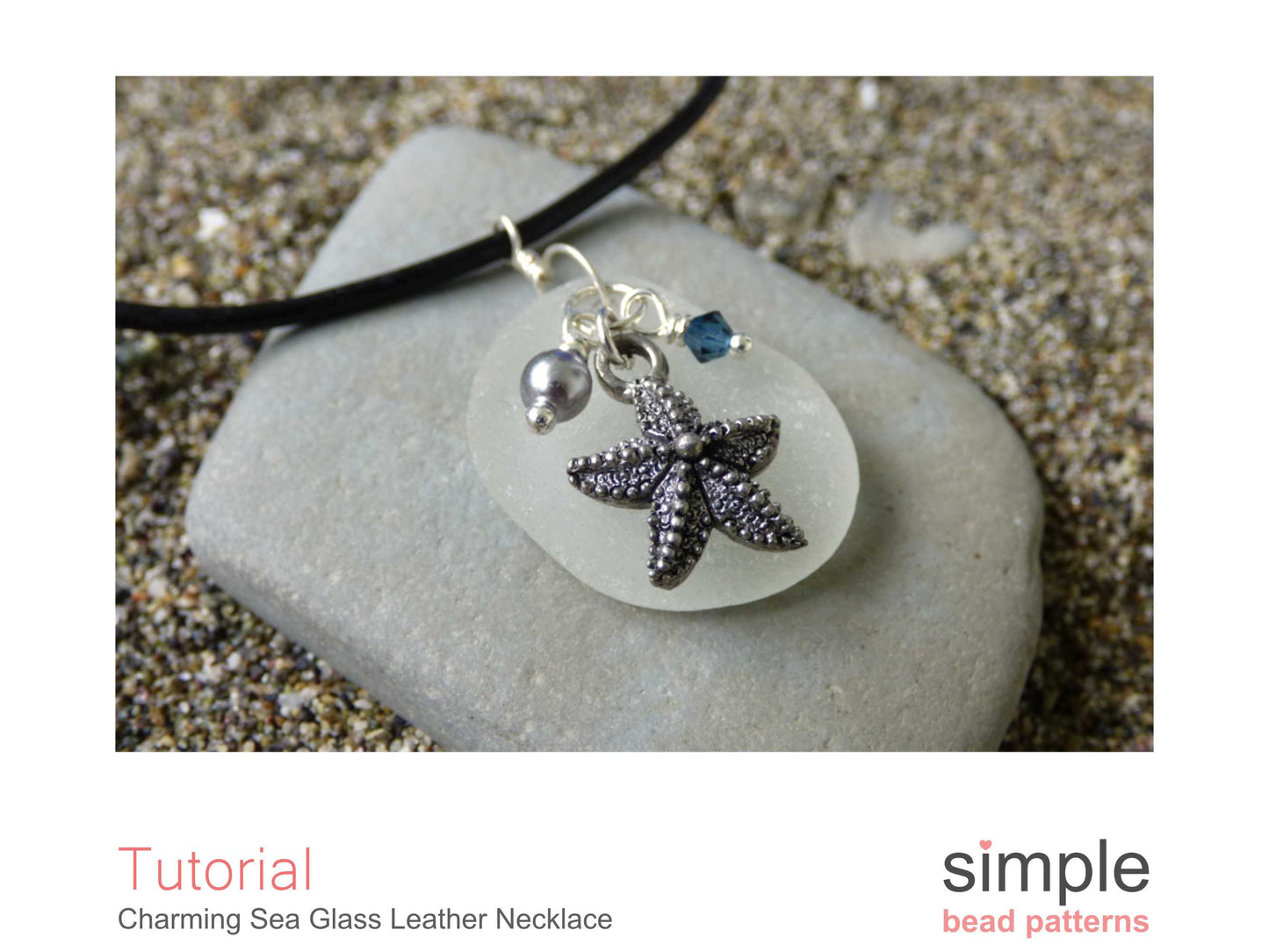 Charming Sea Glass Leather Necklace Tutorial