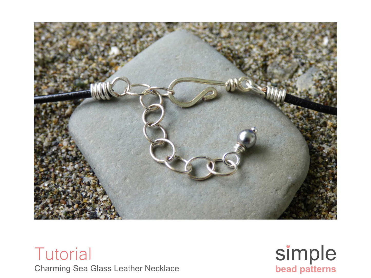 Charming Sea Glass Leather Necklace Tutorial