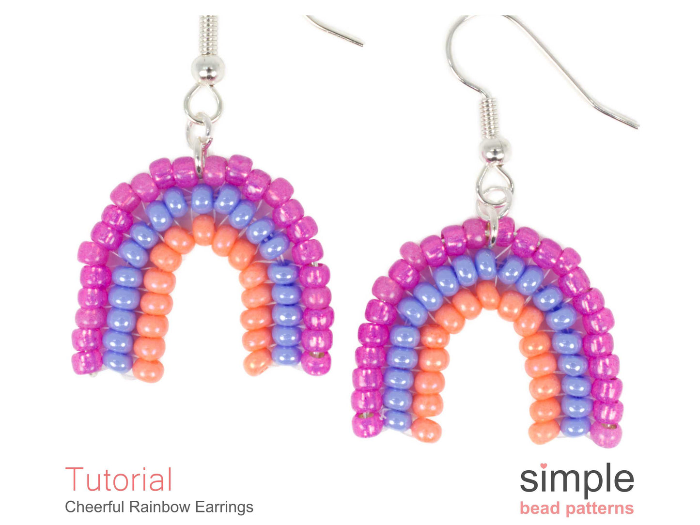Cheerful Rainbow Earrings Beading Pattern