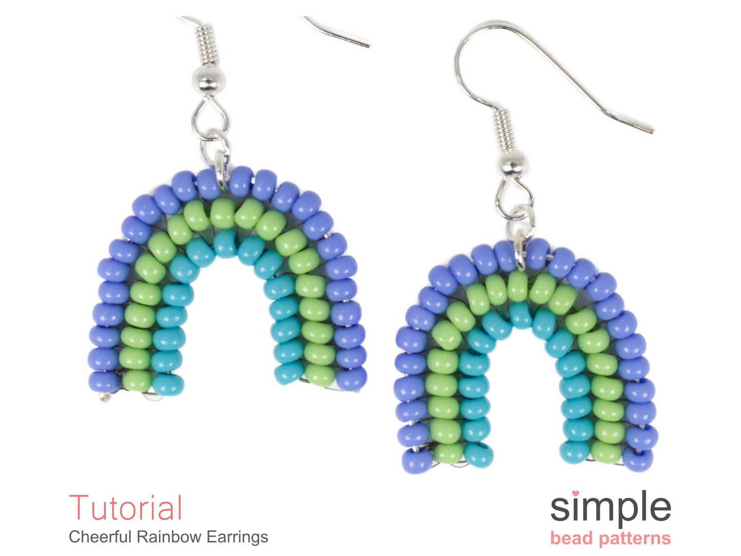 Cheerful Rainbow Earrings Beading Pattern