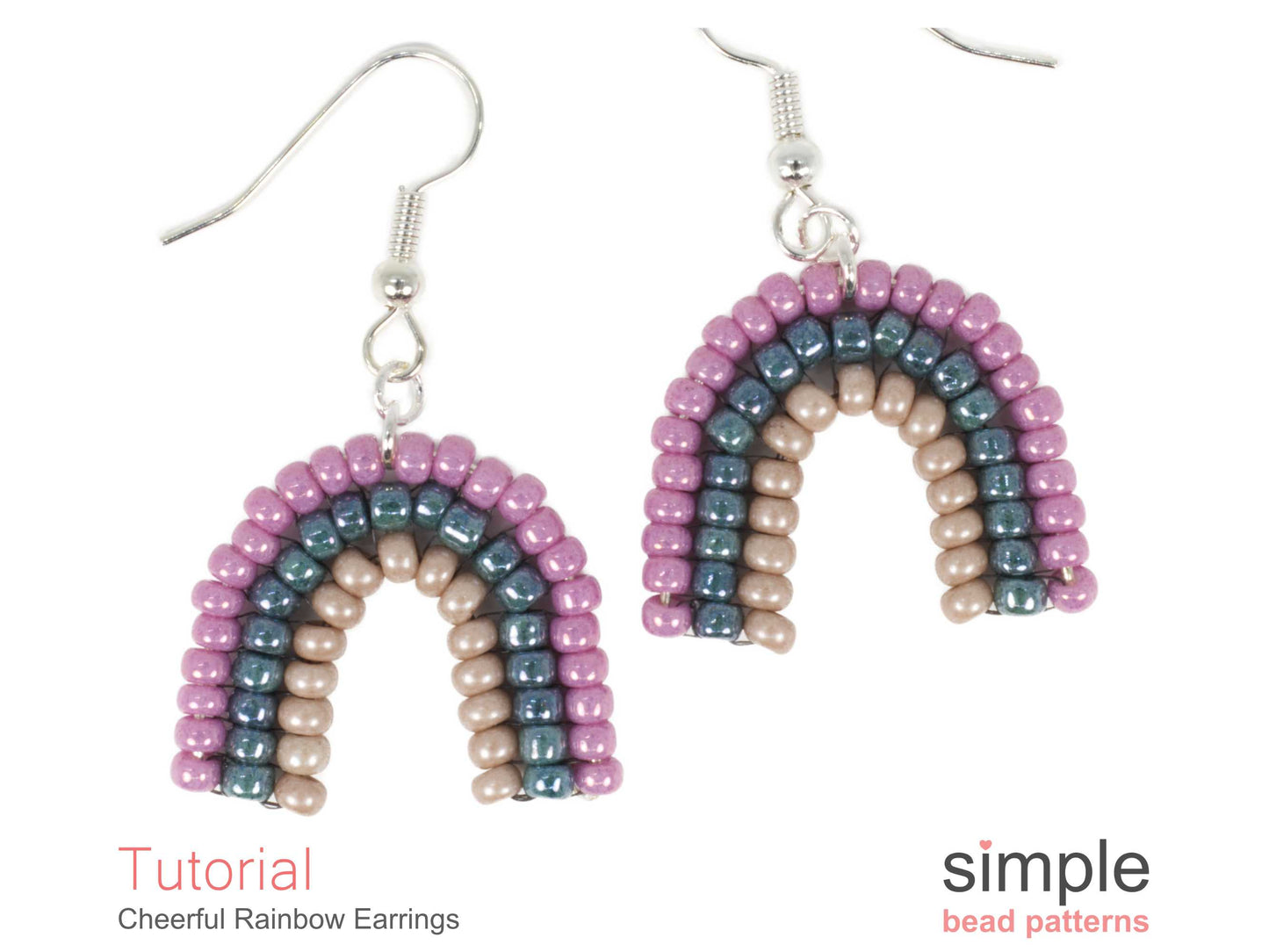 Cheerful Rainbow Earrings Beading Pattern