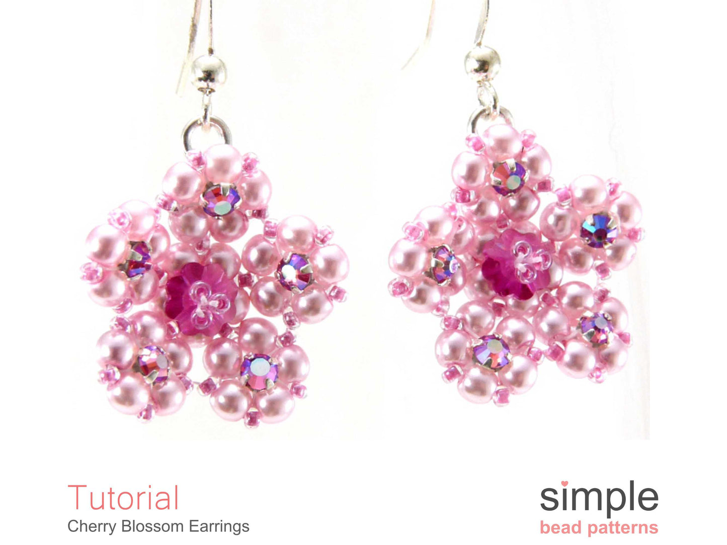 Cherry Blossom Earrings Beading Pattern