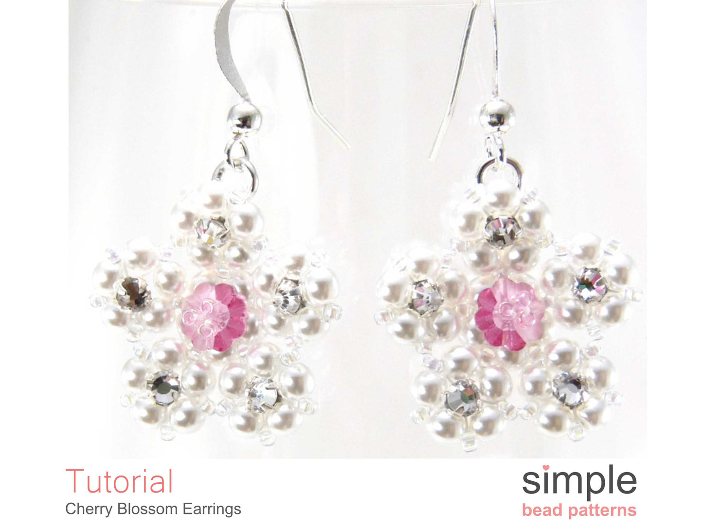 Cherry Blossom Earrings Beading Pattern