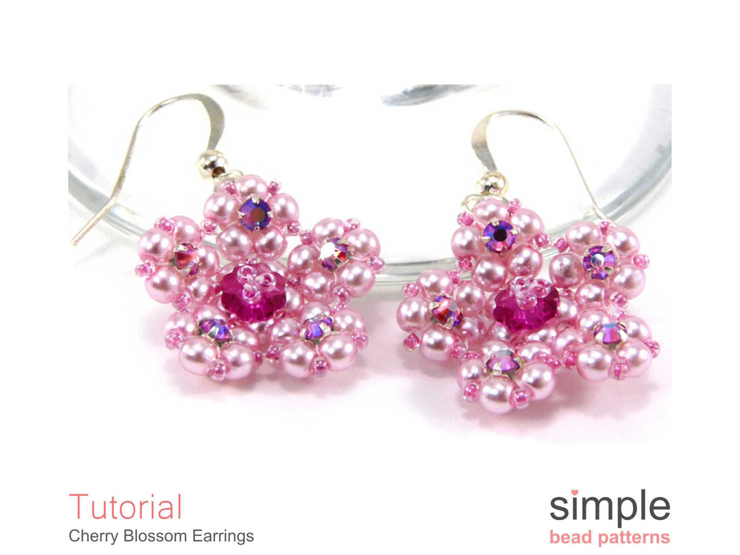 Cherry Blossom Earrings Beading Pattern