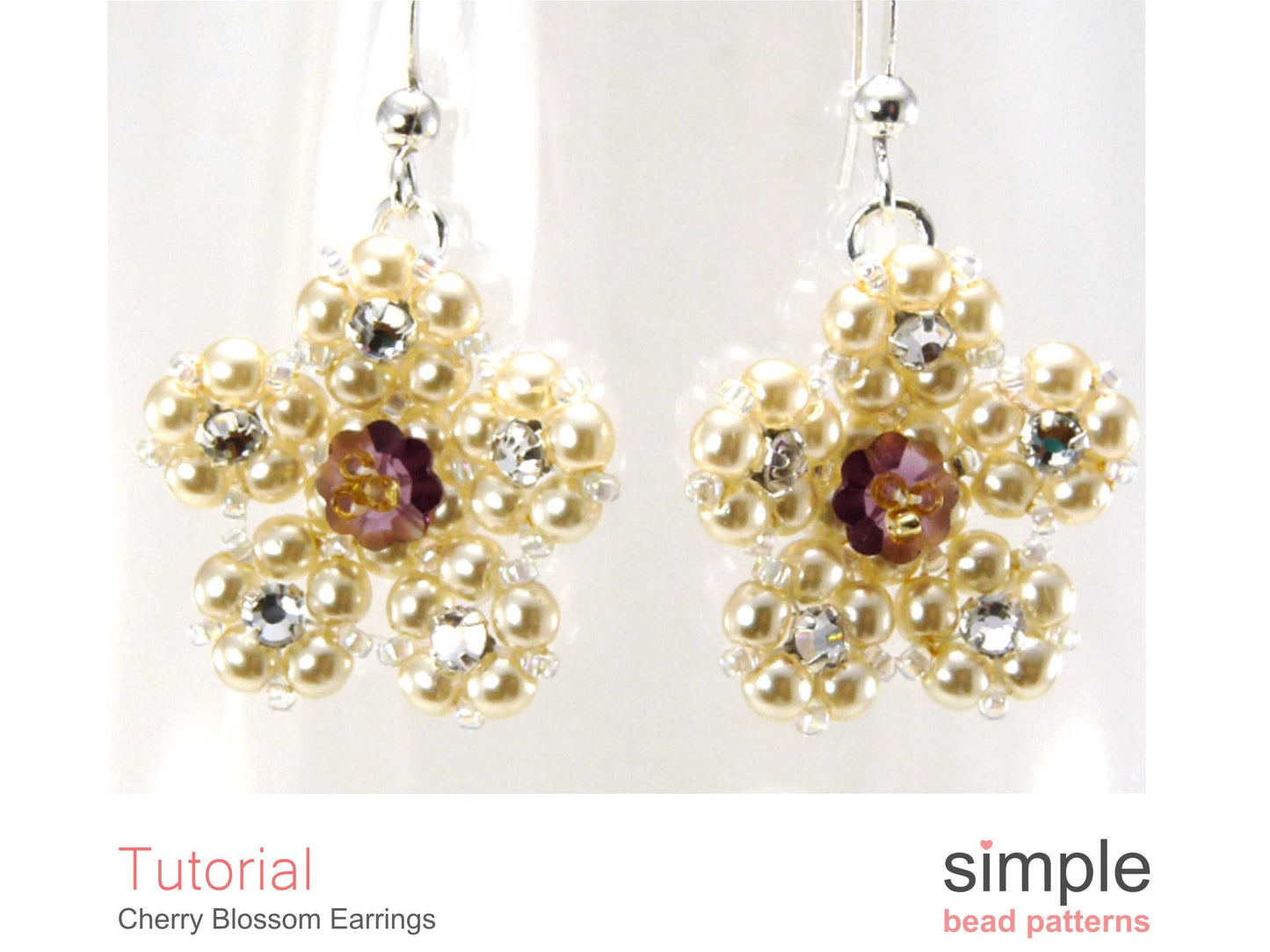 Cherry Blossom Earrings Beading Pattern