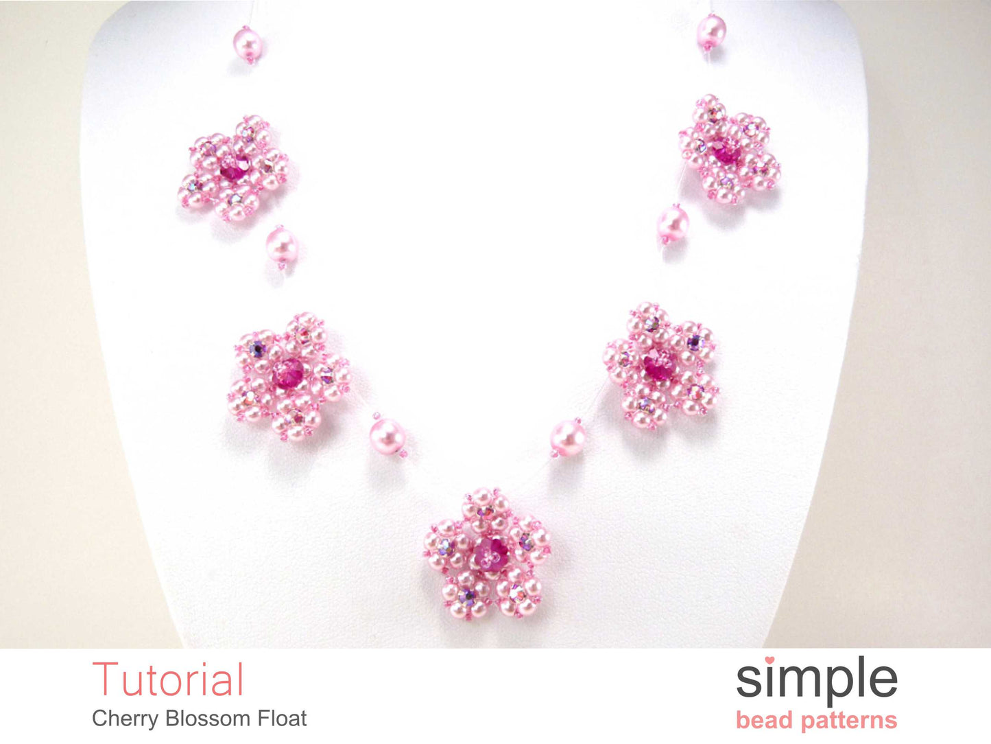 Cherry Blossom Float Necklace Beading Pattern