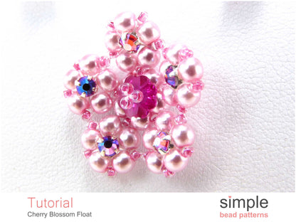 Cherry Blossom Float Necklace Beading Pattern