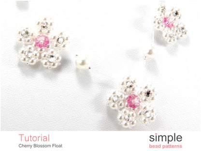 Cherry Blossom Float Necklace Beading Pattern