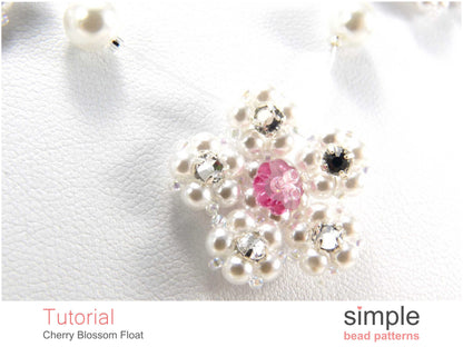 Cherry Blossom Float Necklace Beading Pattern
