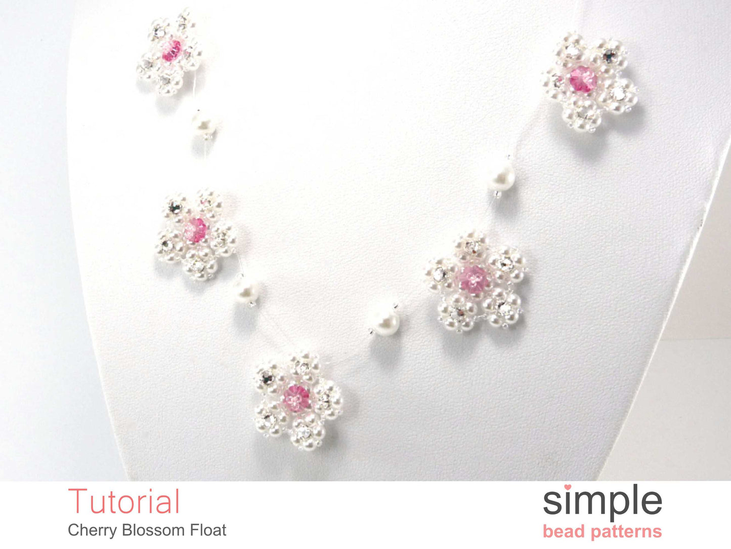 Cherry Blossom Float Necklace Beading Pattern