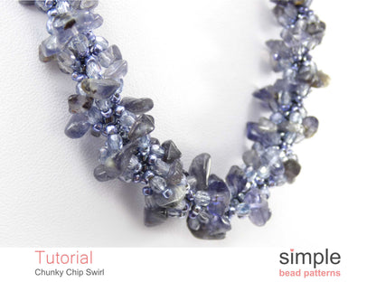 Chunky Chip Swirl Bracelet & Necklace Pattern