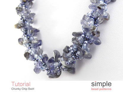 Chunky Chip Swirl Bracelet & Necklace Pattern