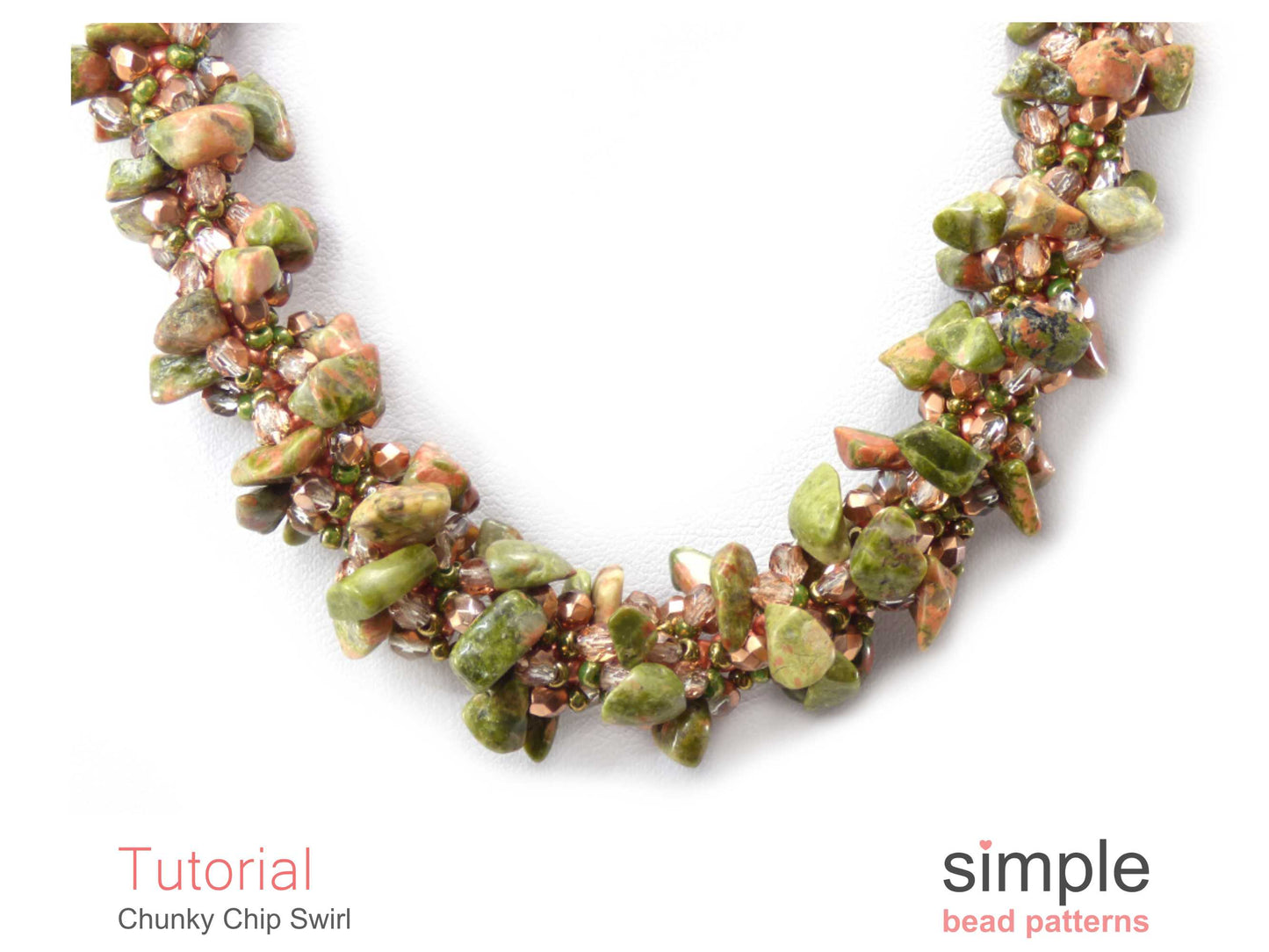 Chunky Chip Swirl Bracelet & Necklace Pattern