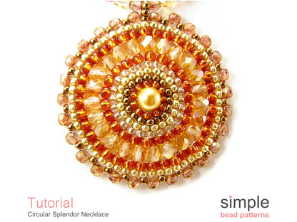 Circular Splendor Necklace Beading Pattern