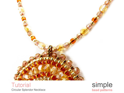 Circular Splendor Necklace Beading Pattern