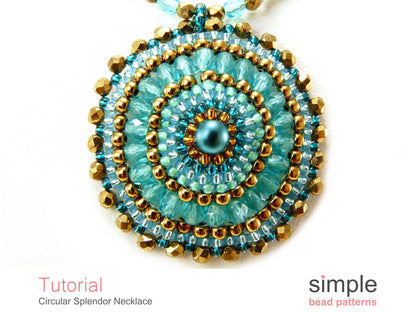 Circular Splendor Necklace Beading Pattern