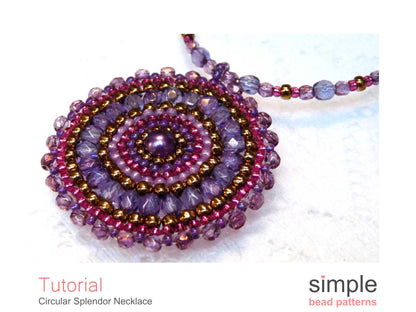 Circular Splendor Necklace Beading Pattern