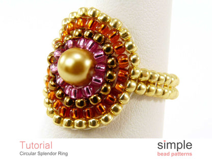 Circular Splendor Ring Beading Pattern