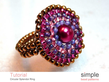 Circular Splendor Ring Beading Pattern