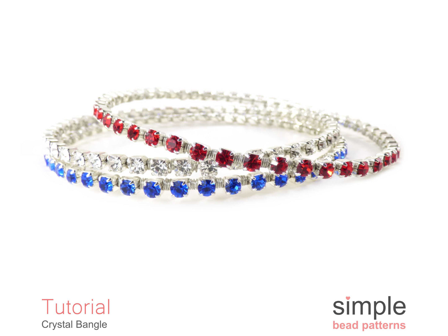 Rhinestone Crystal Bangle Bracelet Tutorial