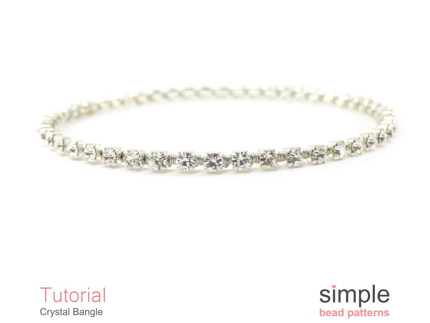 Rhinestone Crystal Bangle Bracelet Tutorial