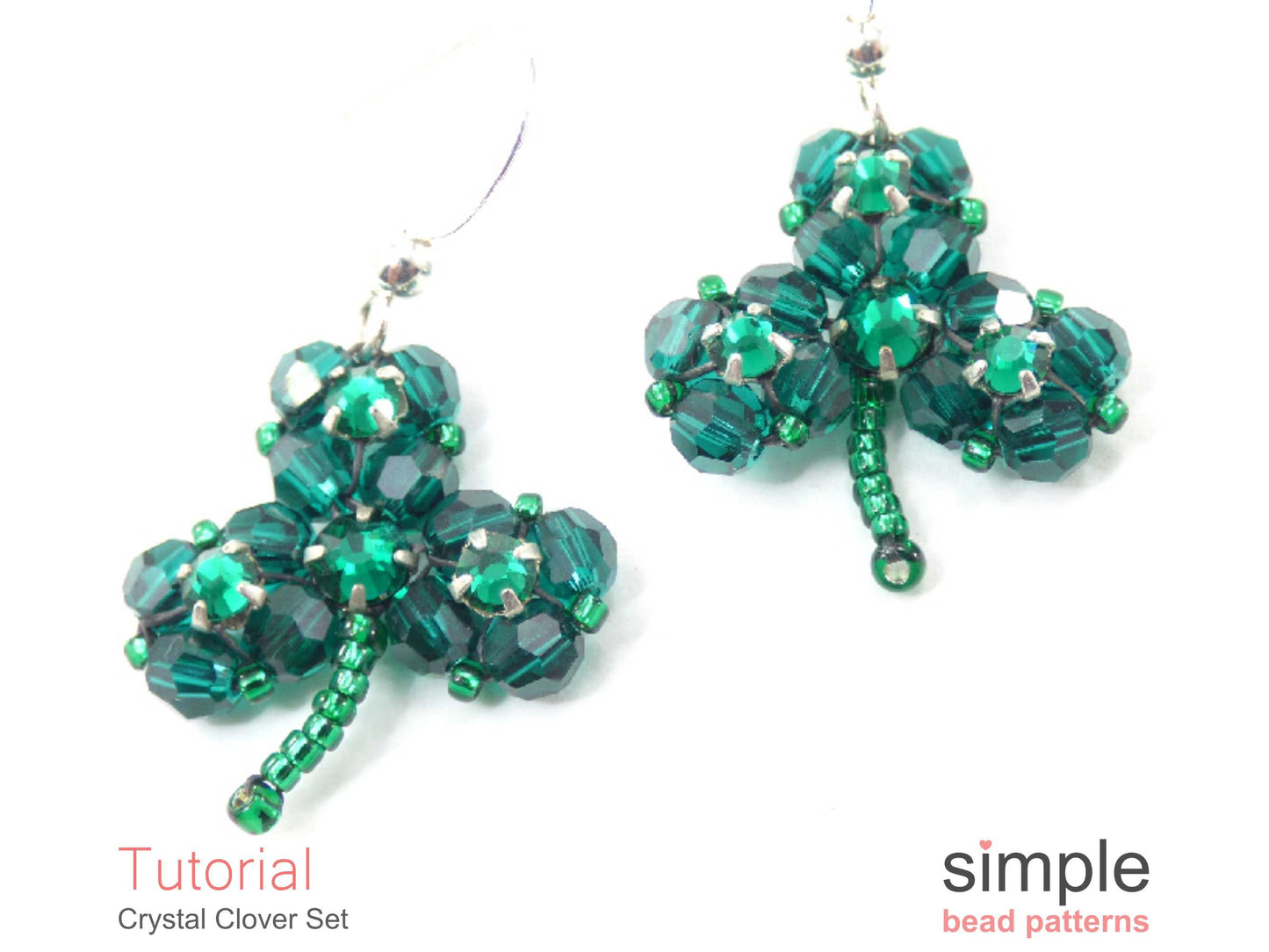 Crystal Clover Earrings & Necklace Pattern