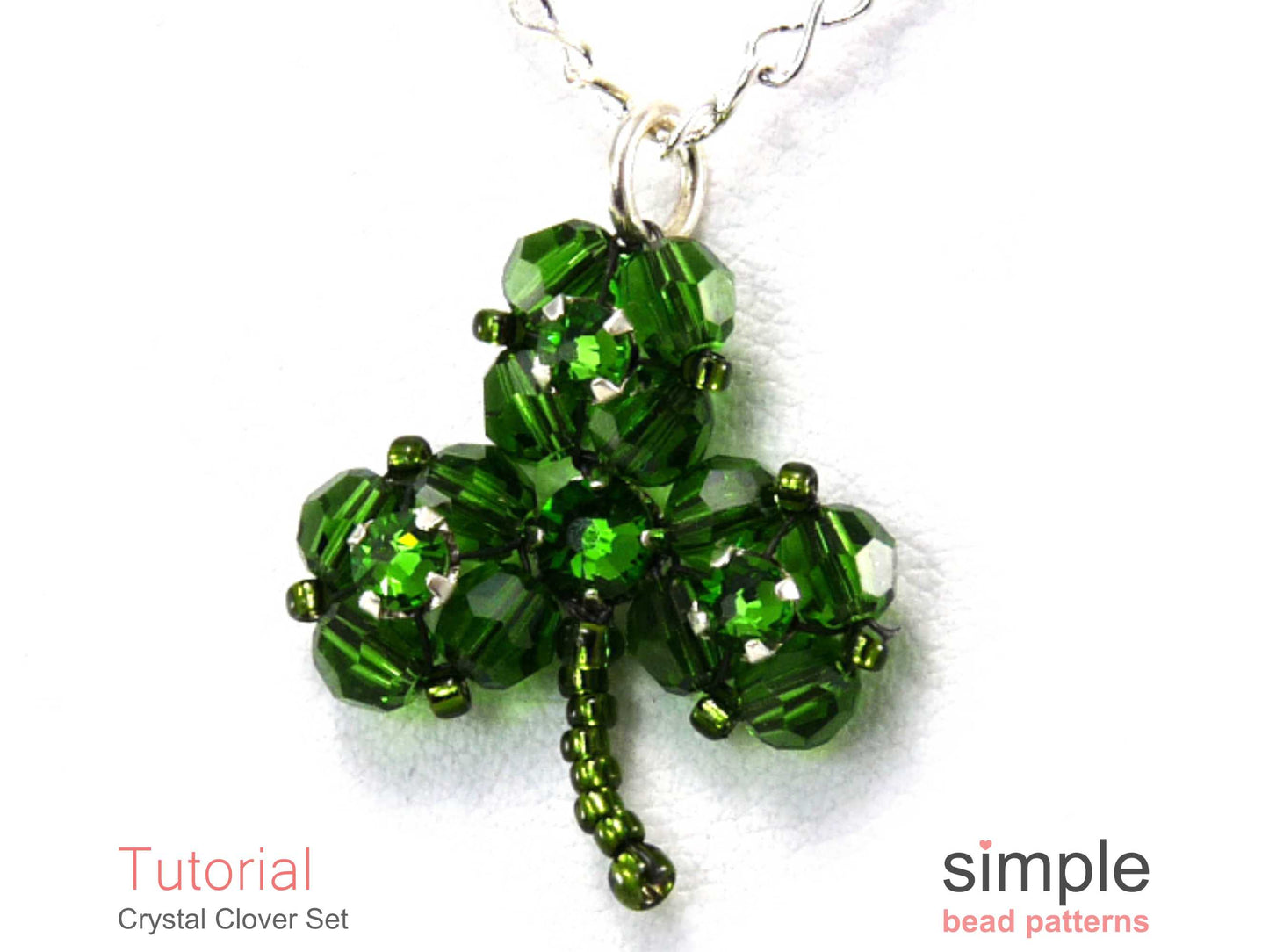 Crystal Clover Earrings & Necklace Pattern