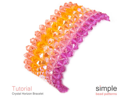 Crystal Horizon Bracelet Beading Pattern