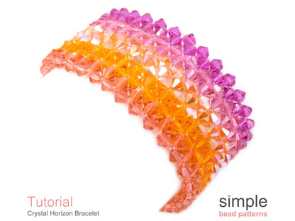 Crystal Horizon Bracelet Beading Pattern