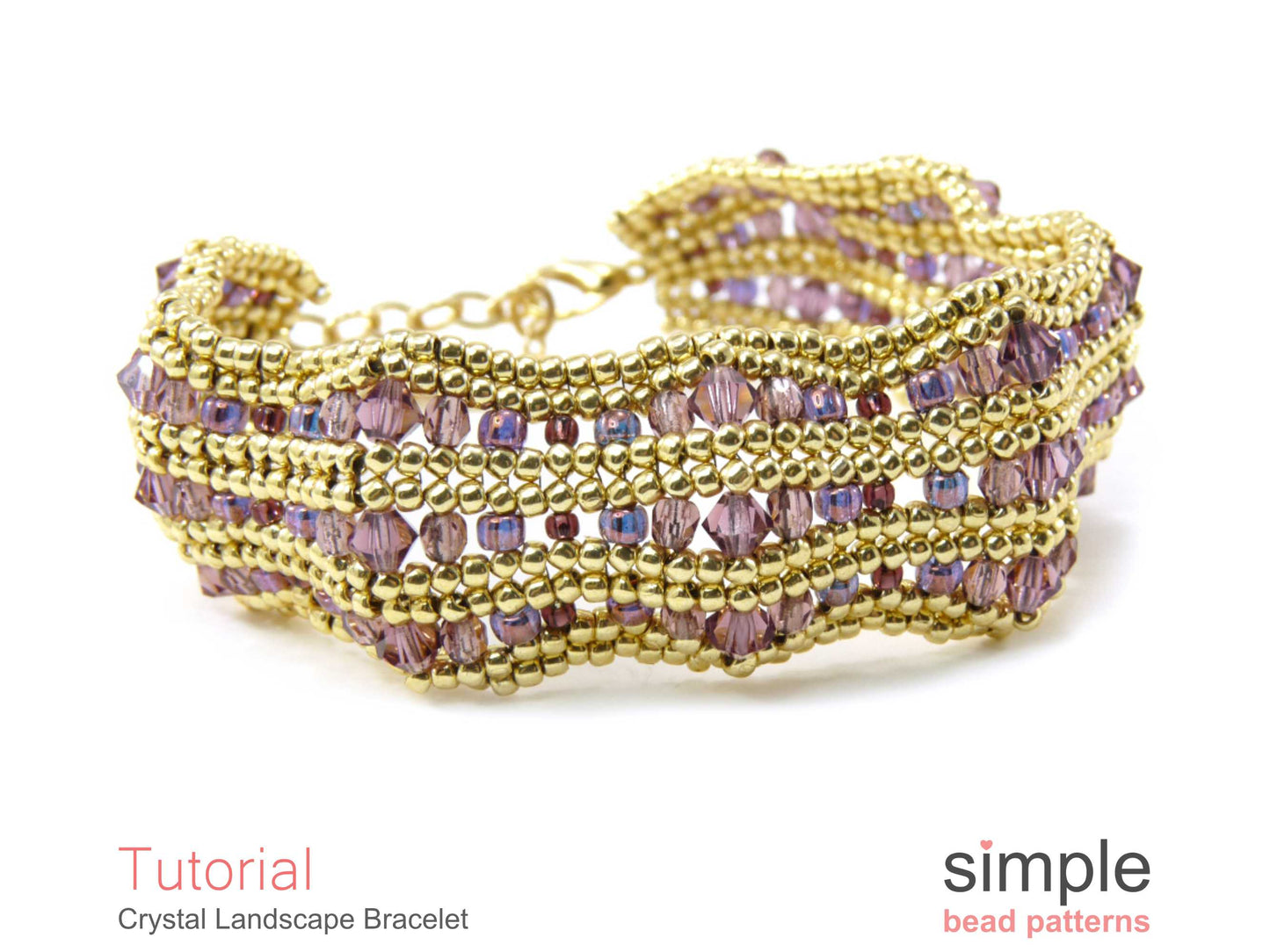 Crystal Landscape Bracelet Beading Pattern