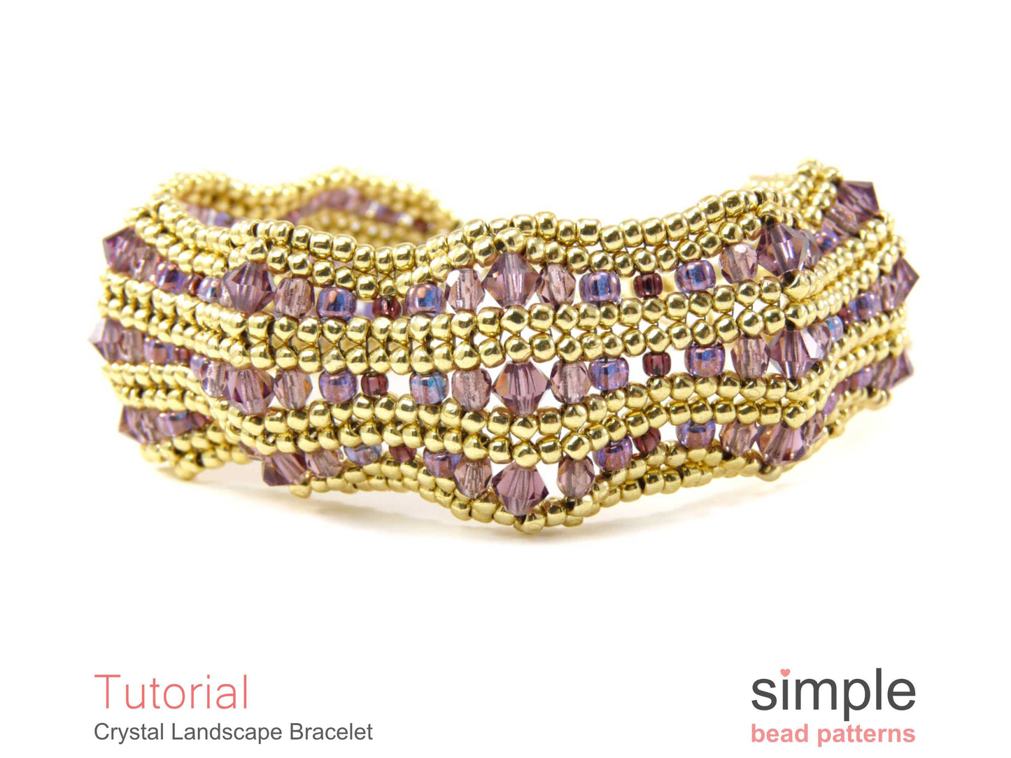 Crystal Landscape Bracelet Beading Pattern