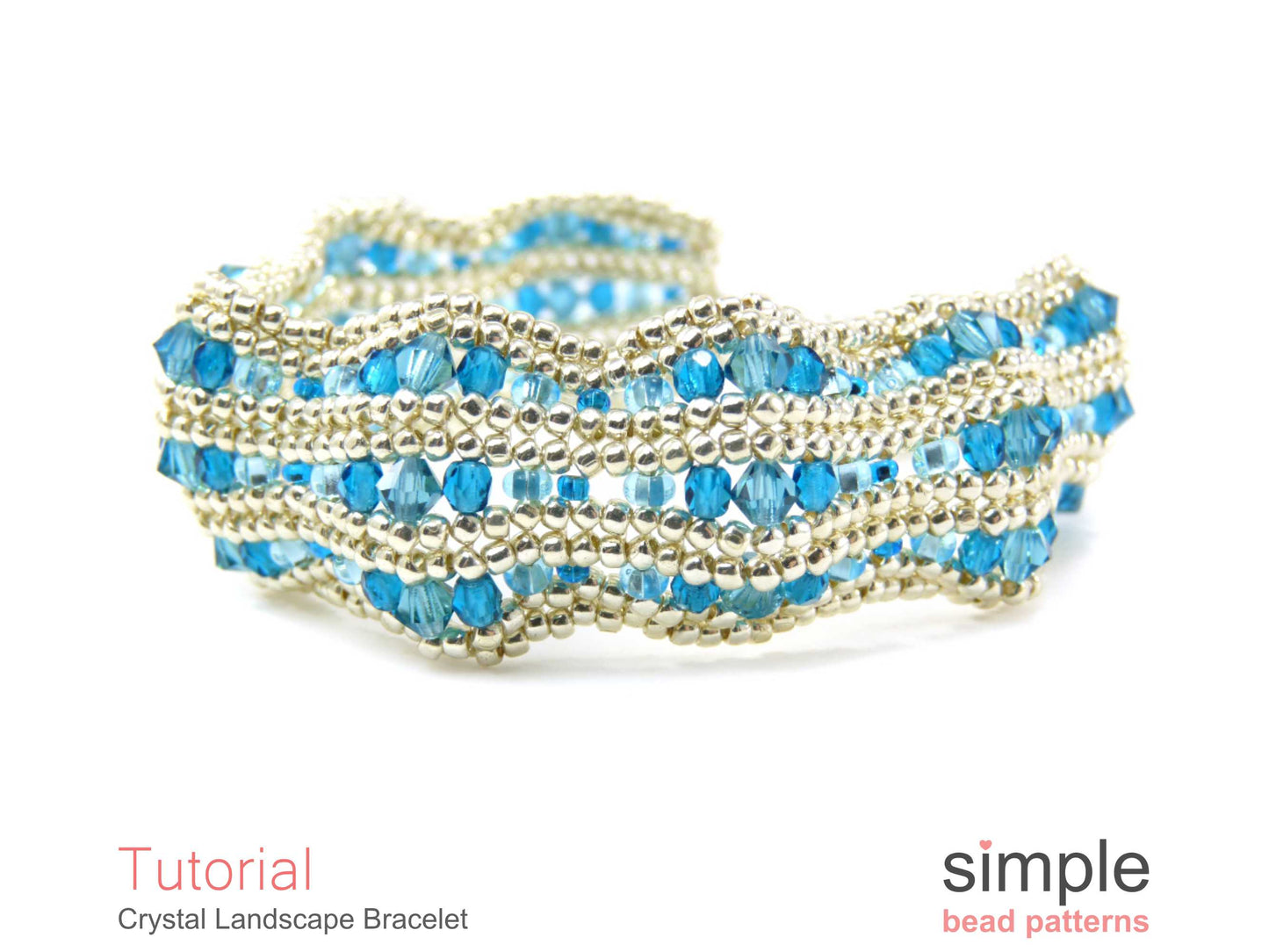 Crystal Landscape Bracelet Beading Pattern