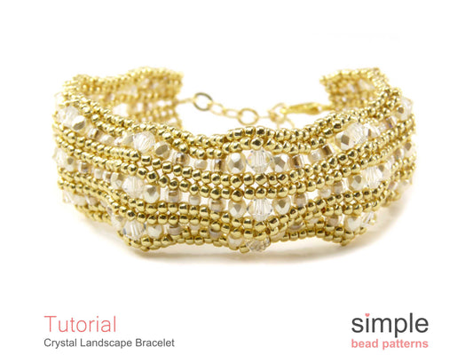 Crystal Landscape Bracelet Beading Pattern