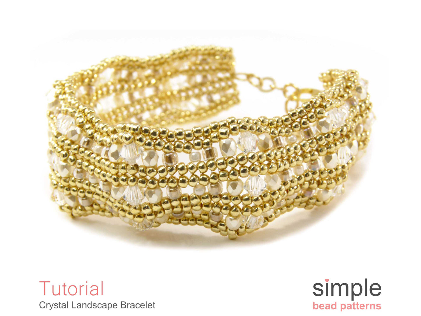 Crystal Landscape Bracelet Beading Pattern